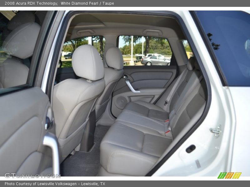 White Diamond Pearl / Taupe 2008 Acura RDX Technology