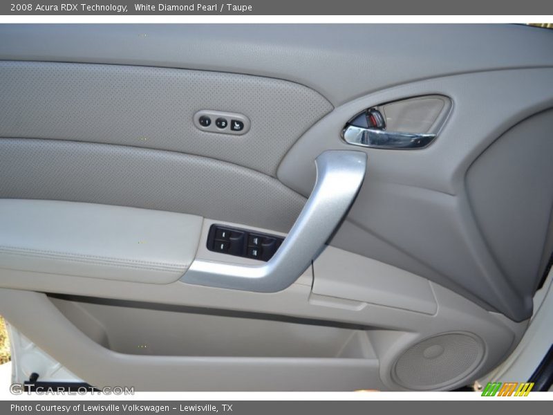 White Diamond Pearl / Taupe 2008 Acura RDX Technology