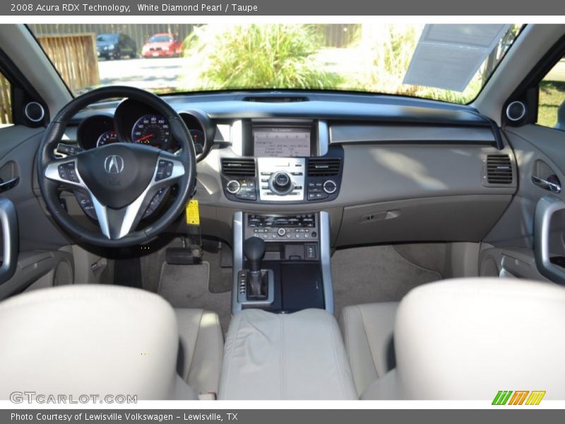 White Diamond Pearl / Taupe 2008 Acura RDX Technology