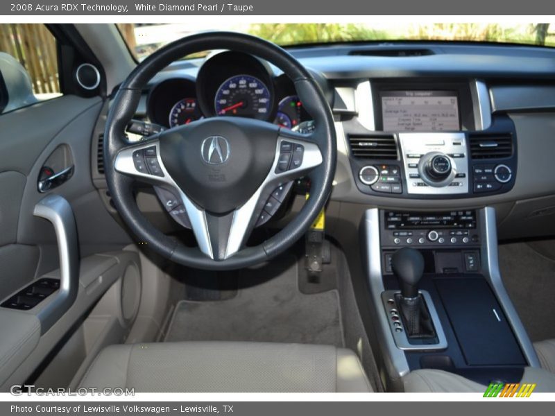 White Diamond Pearl / Taupe 2008 Acura RDX Technology