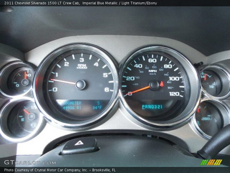 Imperial Blue Metallic / Light Titanium/Ebony 2011 Chevrolet Silverado 1500 LT Crew Cab