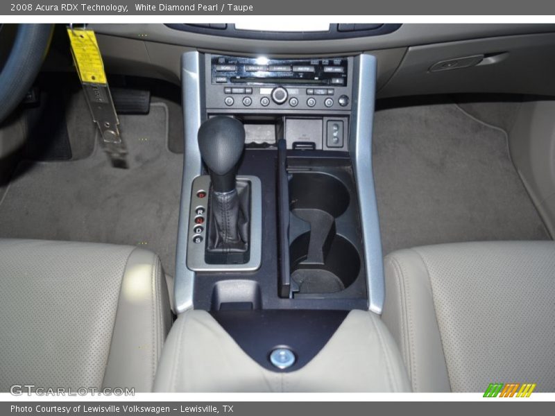 White Diamond Pearl / Taupe 2008 Acura RDX Technology