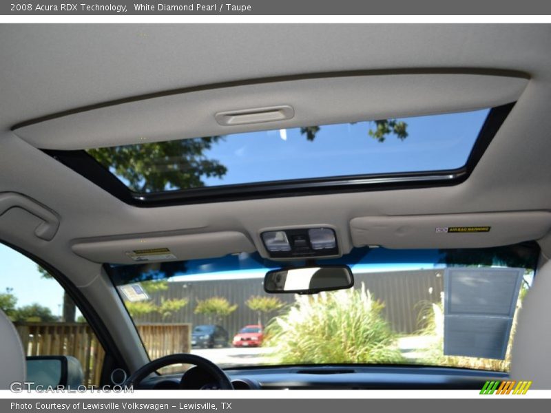 White Diamond Pearl / Taupe 2008 Acura RDX Technology