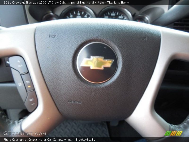 Imperial Blue Metallic / Light Titanium/Ebony 2011 Chevrolet Silverado 1500 LT Crew Cab