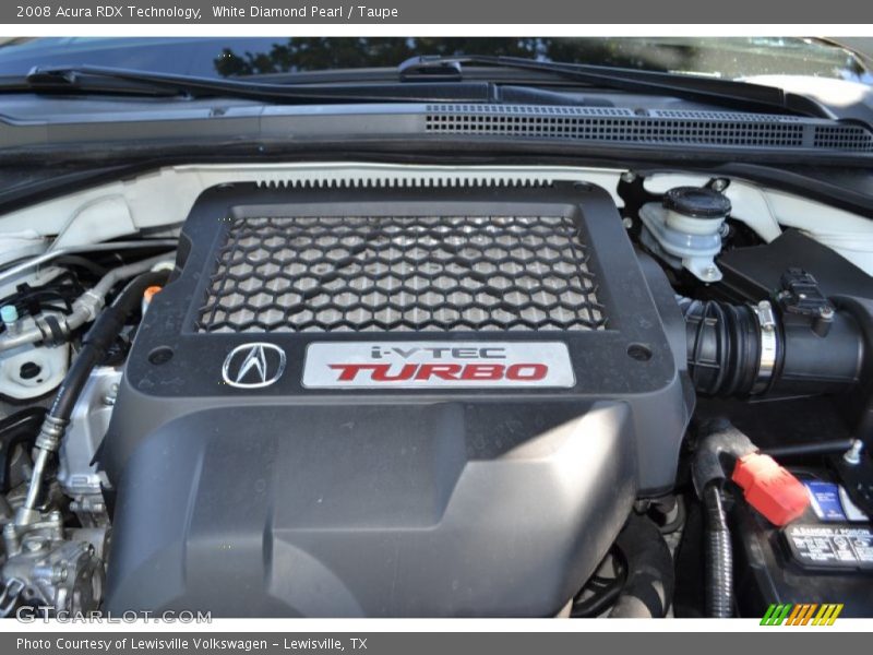 White Diamond Pearl / Taupe 2008 Acura RDX Technology