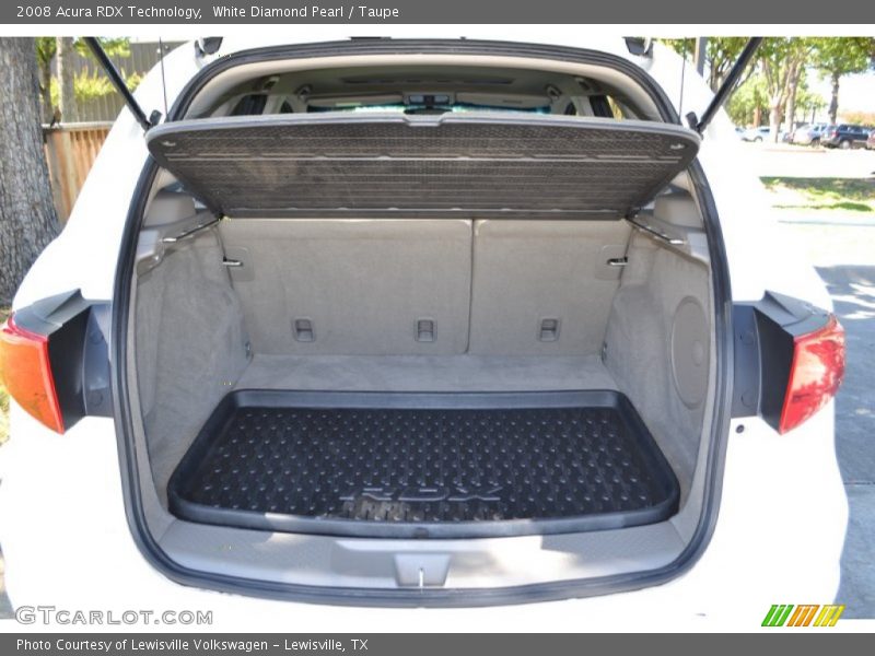White Diamond Pearl / Taupe 2008 Acura RDX Technology