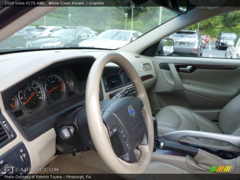 Willow Green Metallic / Graphite 2006 Volvo XC70 AWD