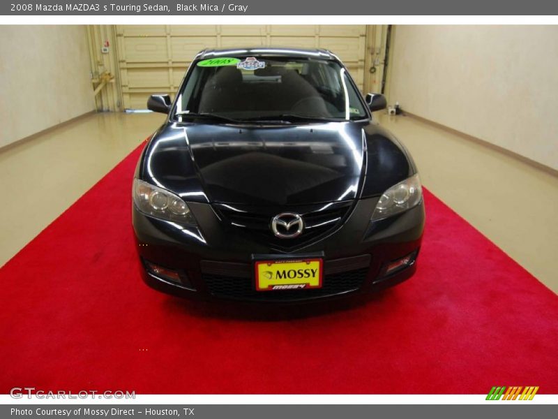 Black Mica / Gray 2008 Mazda MAZDA3 s Touring Sedan