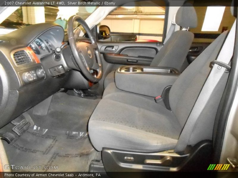 Silver Birch Metallic / Ebony 2007 Chevrolet Avalanche LT 4WD