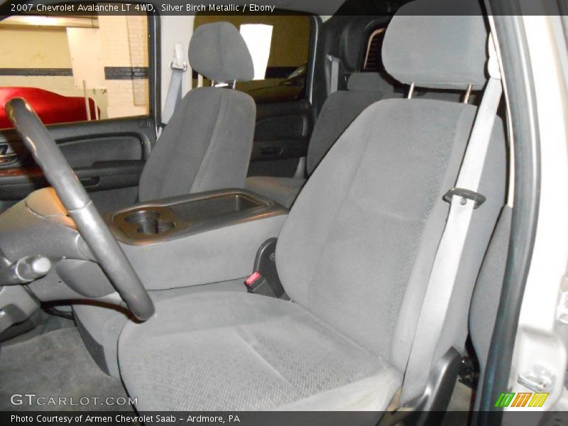 Silver Birch Metallic / Ebony 2007 Chevrolet Avalanche LT 4WD