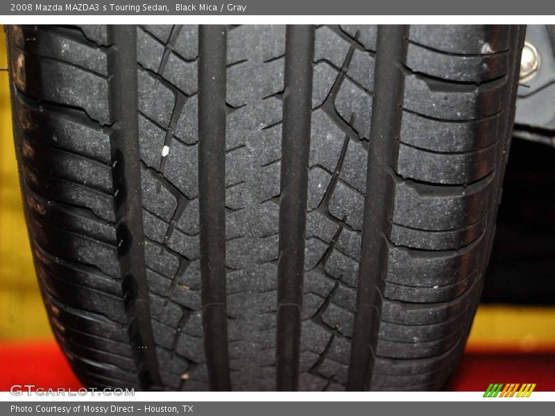 Black Mica / Gray 2008 Mazda MAZDA3 s Touring Sedan