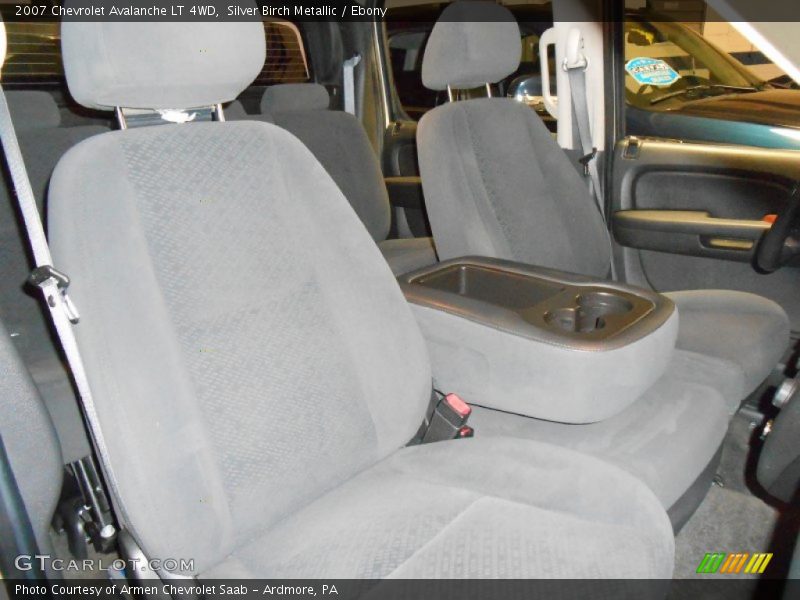 Silver Birch Metallic / Ebony 2007 Chevrolet Avalanche LT 4WD