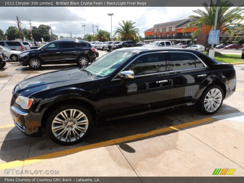 Brilliant Black Crystal Pearl / Black/Light Frost Beige 2011 Chrysler 300 Limited