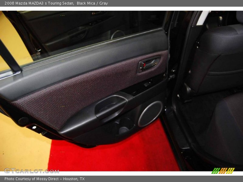 Black Mica / Gray 2008 Mazda MAZDA3 s Touring Sedan