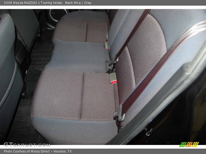 Black Mica / Gray 2008 Mazda MAZDA3 s Touring Sedan