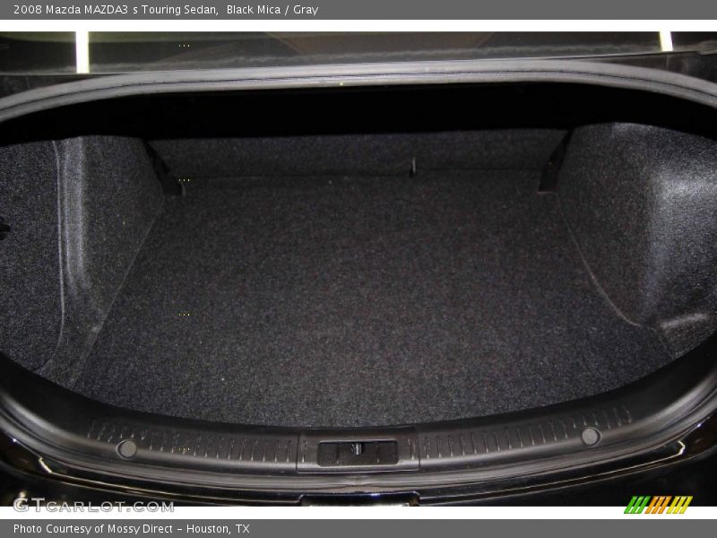Black Mica / Gray 2008 Mazda MAZDA3 s Touring Sedan
