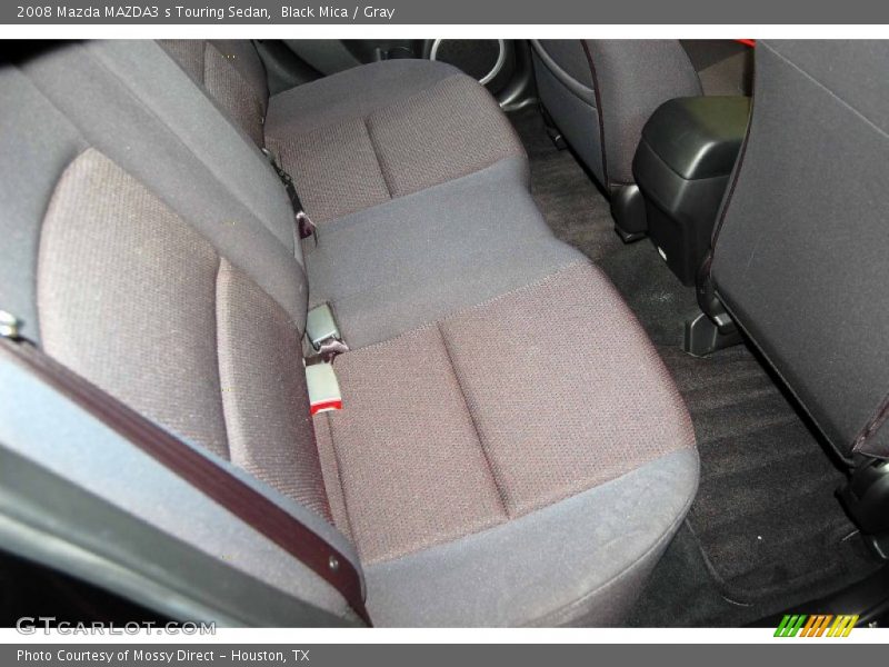 Black Mica / Gray 2008 Mazda MAZDA3 s Touring Sedan