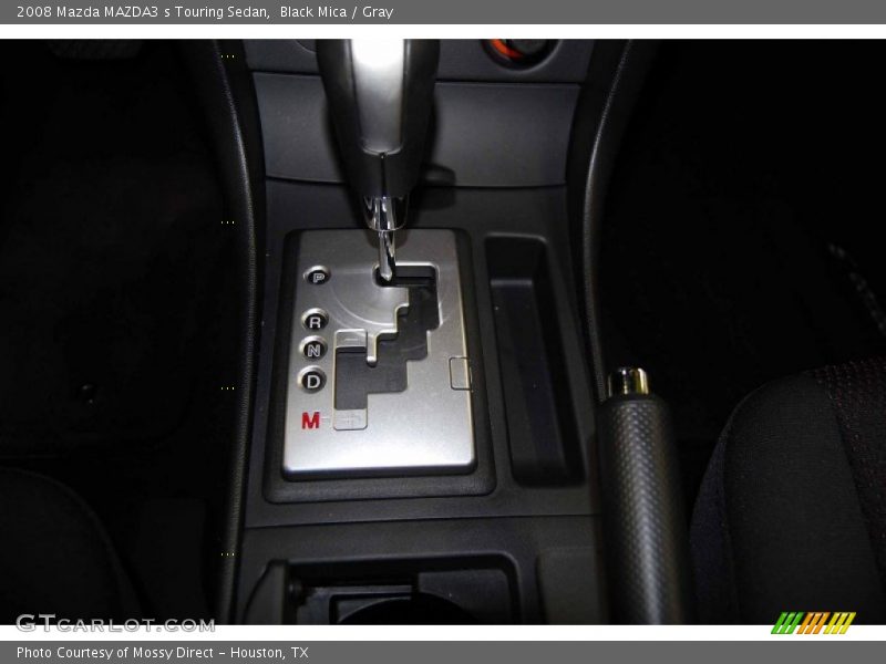 Black Mica / Gray 2008 Mazda MAZDA3 s Touring Sedan
