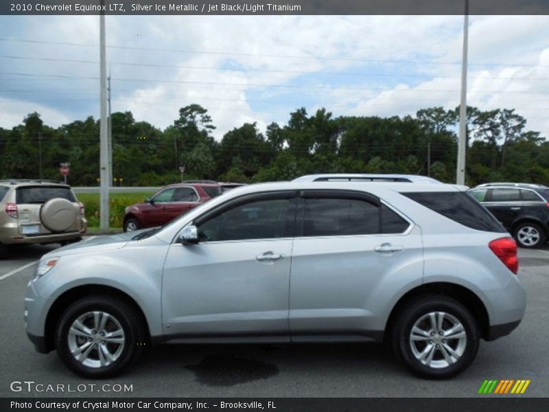 Silver Ice Metallic / Jet Black/Light Titanium 2010 Chevrolet Equinox LTZ