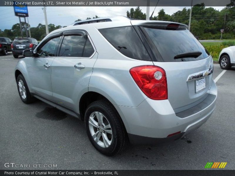 Silver Ice Metallic / Jet Black/Light Titanium 2010 Chevrolet Equinox LTZ