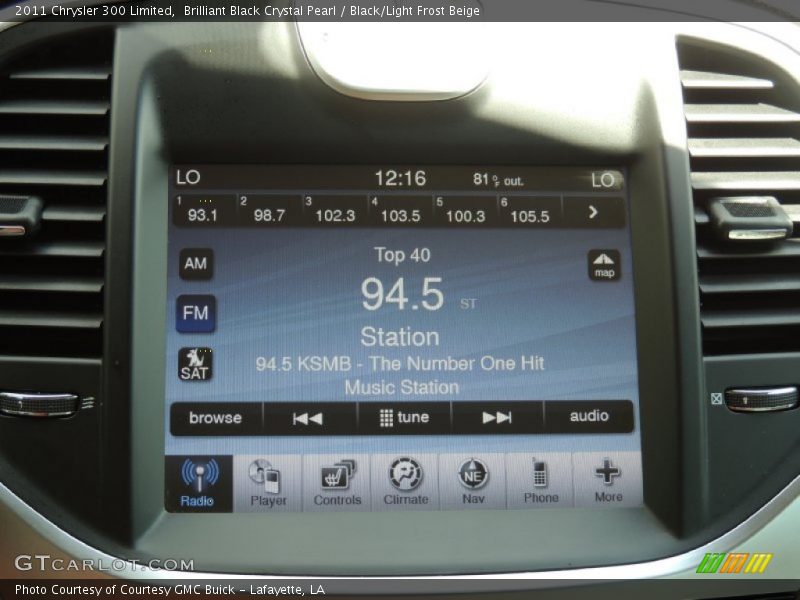 Brilliant Black Crystal Pearl / Black/Light Frost Beige 2011 Chrysler 300 Limited