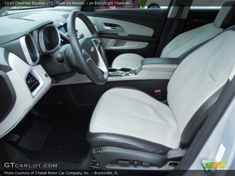 Silver Ice Metallic / Jet Black/Light Titanium 2010 Chevrolet Equinox LTZ