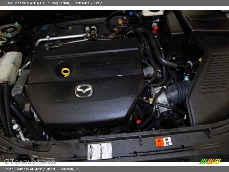 Black Mica / Gray 2008 Mazda MAZDA3 s Touring Sedan