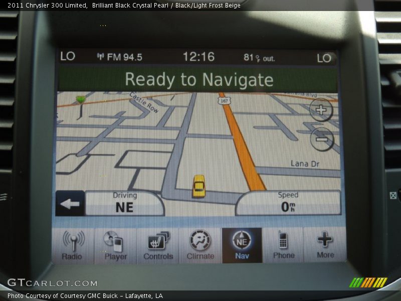 Brilliant Black Crystal Pearl / Black/Light Frost Beige 2011 Chrysler 300 Limited