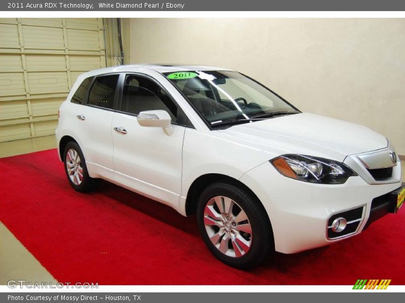 White Diamond Pearl / Ebony 2011 Acura RDX Technology