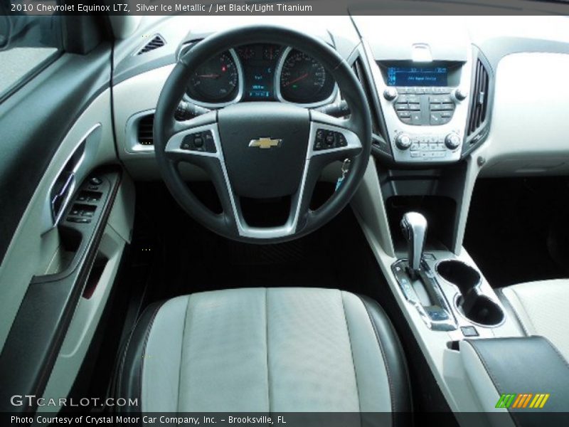 Silver Ice Metallic / Jet Black/Light Titanium 2010 Chevrolet Equinox LTZ