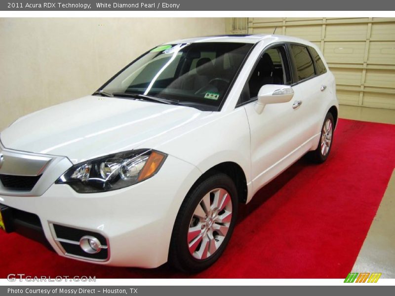 White Diamond Pearl / Ebony 2011 Acura RDX Technology