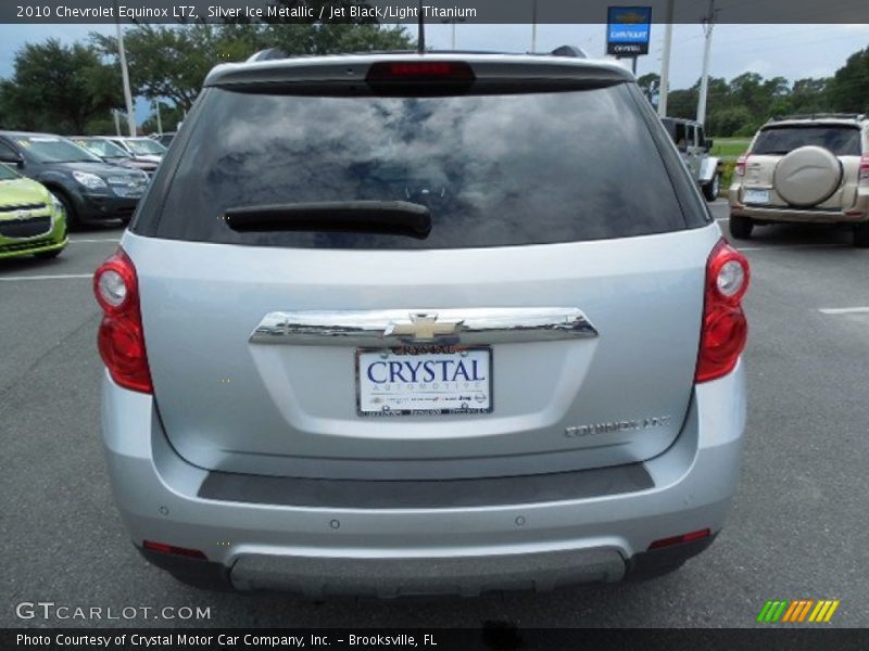 Silver Ice Metallic / Jet Black/Light Titanium 2010 Chevrolet Equinox LTZ