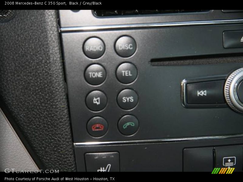 Black / Grey/Black 2008 Mercedes-Benz C 350 Sport
