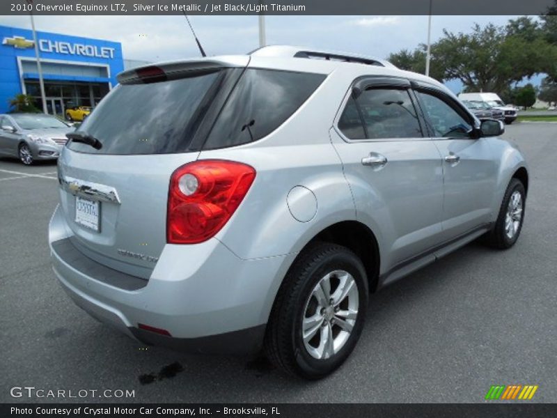 Silver Ice Metallic / Jet Black/Light Titanium 2010 Chevrolet Equinox LTZ