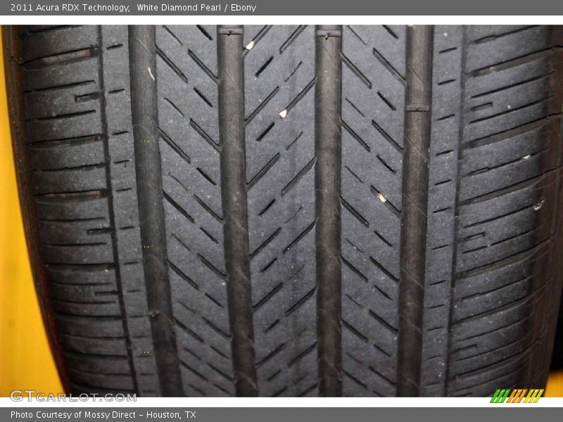 White Diamond Pearl / Ebony 2011 Acura RDX Technology