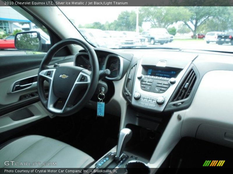 Silver Ice Metallic / Jet Black/Light Titanium 2010 Chevrolet Equinox LTZ