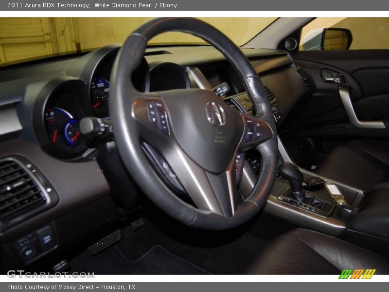 White Diamond Pearl / Ebony 2011 Acura RDX Technology