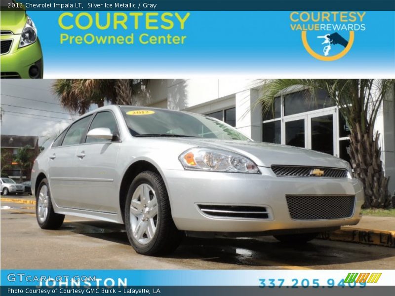 Silver Ice Metallic / Gray 2012 Chevrolet Impala LT