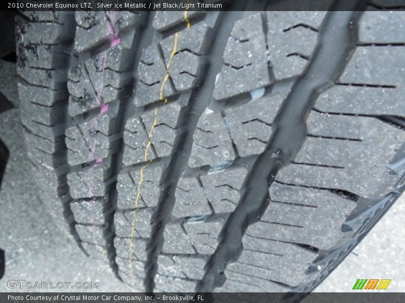 Silver Ice Metallic / Jet Black/Light Titanium 2010 Chevrolet Equinox LTZ
