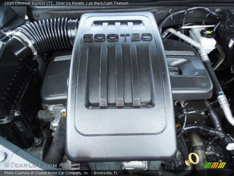 Silver Ice Metallic / Jet Black/Light Titanium 2010 Chevrolet Equinox LTZ