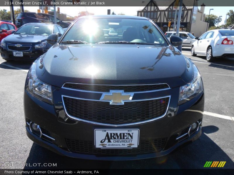 Black Granite Metallic / Jet Black 2014 Chevrolet Cruze LT