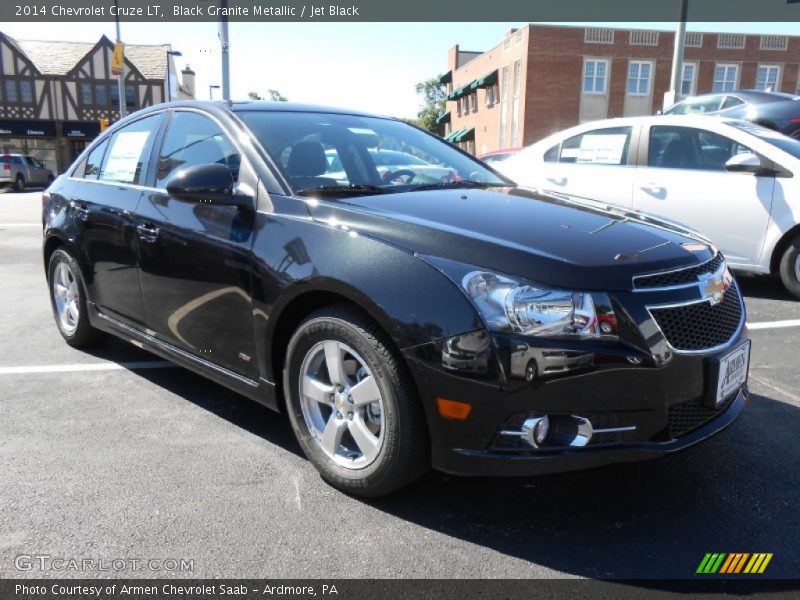 Black Granite Metallic / Jet Black 2014 Chevrolet Cruze LT