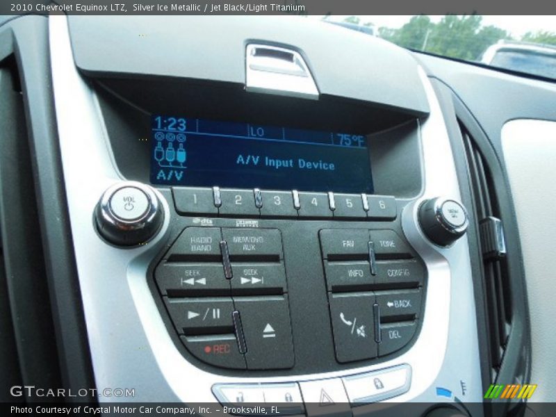 Silver Ice Metallic / Jet Black/Light Titanium 2010 Chevrolet Equinox LTZ