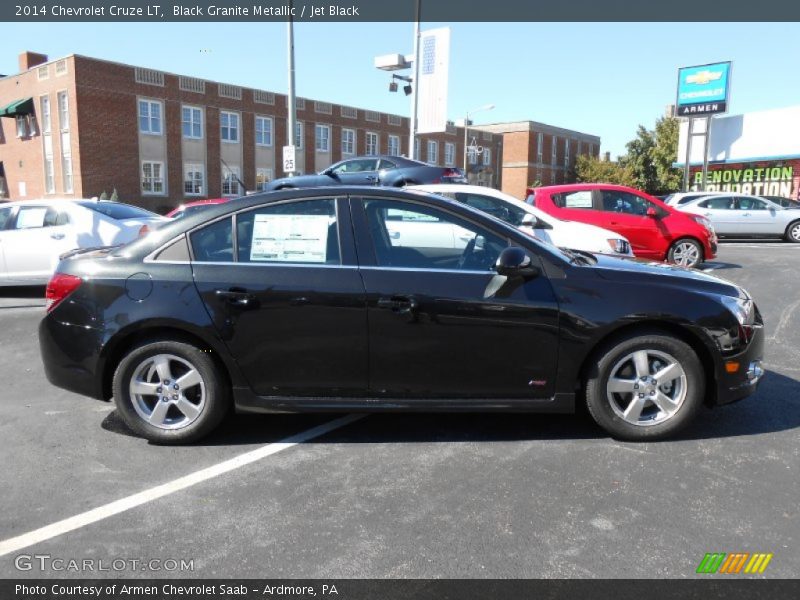 Black Granite Metallic / Jet Black 2014 Chevrolet Cruze LT