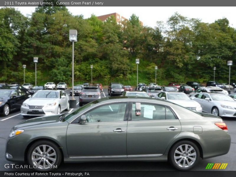 Cypress Green Pearl / Ivory 2011 Toyota Avalon Limited