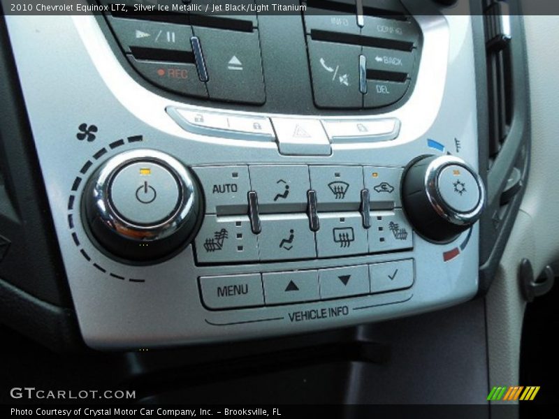 Silver Ice Metallic / Jet Black/Light Titanium 2010 Chevrolet Equinox LTZ