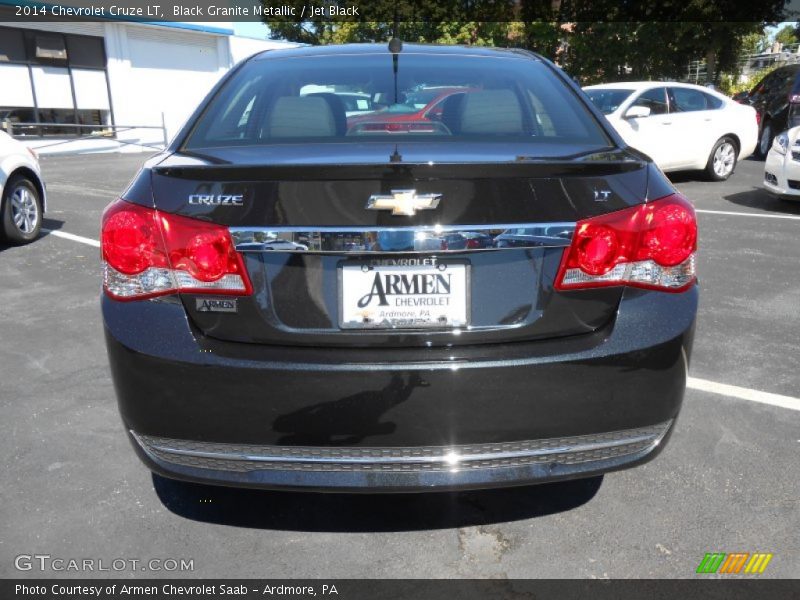 Black Granite Metallic / Jet Black 2014 Chevrolet Cruze LT