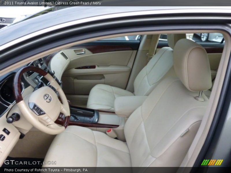 Cypress Green Pearl / Ivory 2011 Toyota Avalon Limited