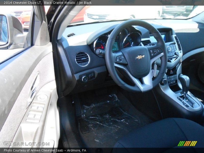 Black Granite Metallic / Jet Black 2014 Chevrolet Cruze LT