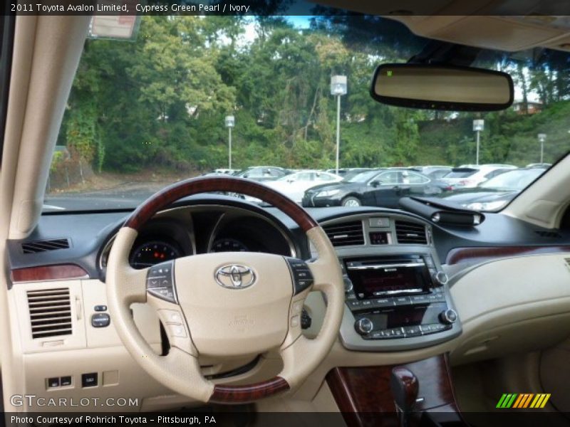 Cypress Green Pearl / Ivory 2011 Toyota Avalon Limited